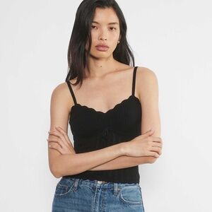 Aritzia Wilfred⎜SOLOIST TOP⎜BLACK